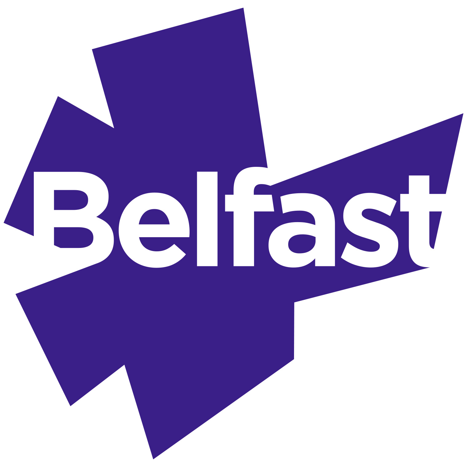 Belfast Starburst Logo purple
